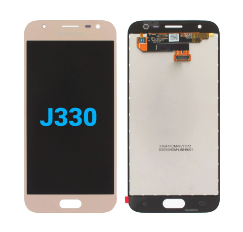 Ecrane / Display - Display Ecran Lcd pentru Samsung J3 2017 (J330) Original Reconditionat Gold