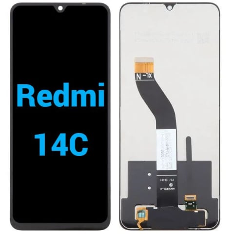 Xiaomi - Ecran display lcd xiaomi redmi negru   Xiaomi Redmi 14C 2411DRN47C 2409BRN2CA  2409BRN2CG  2409BRN2CY Poco C75 2410FPCC5G
