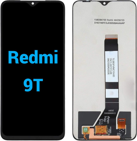Xiaomi - Ecran display lcd xiaomi redmi negru  Xiaomi Redmi 9T M2010J19SG  M2010J19SY Redmi Note 9 4G M2010J19CT Redmi 9 Power M2010J19SI  M2010J19SL Poco M2 MZB9919IN M2004J19PI Poco M3 M2010J19CG