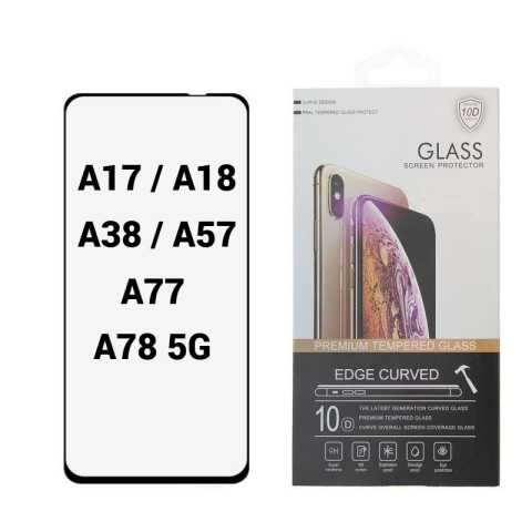 Oppo / Realme - Folie Protectie Ecran 10D pentru Oppo A17 / A18 / A38 / A57 / A77 / A78 5G