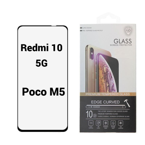 Xiaomi - Folie Protectie Ecran 10D pentru Xiaomi Redmi 10 5G // Poco M4 5G / M5