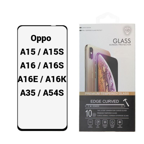 Oppo / Realme - Folie Protectie Ecran 10D pentru Oppo A15 / A15S / A16 / A16E / A16K / A16S / A35 / A54S