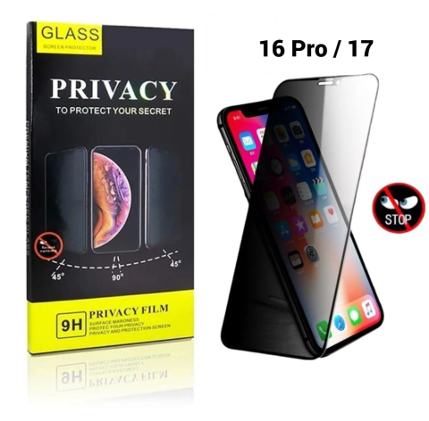 Folii Protectie Privacy - Folie Protectie Privacy pentru Iphone 16 Pro / 17