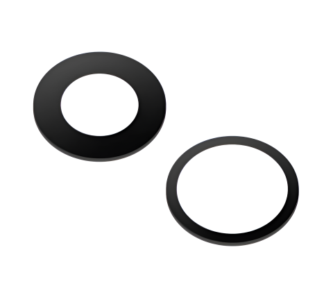 Iphone - Geam Camera Spate pentru Iphone 16 16 plus Negru