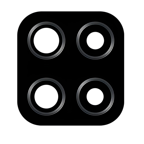 Samsung - Geam Camera Spate pentru Samsung a12 a125 Negru