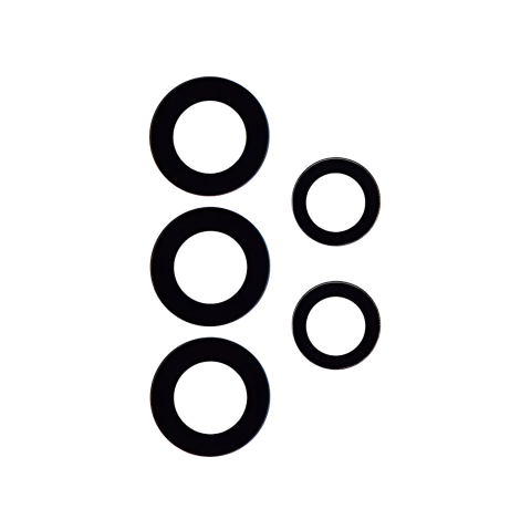 Samsung - Geam Camera Spate pentru Samsung a33 a336 A53 a536 a73 a736 negru