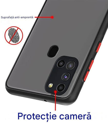 husa butoane colorate samsung a35 5g a356 negru colored button [2]