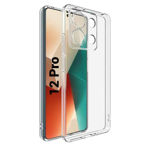 Husa - Husa de silicon 2mm pentru Iphone 12 Pro cu protectie camera transparent