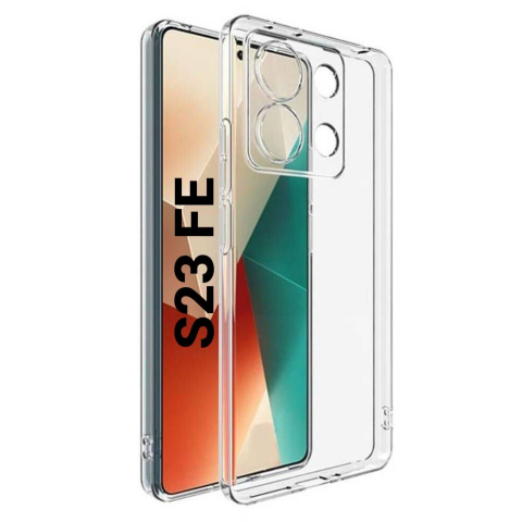 Samsung - Husa de silicon 2mm pentru Samsung s23 fe s711 cu protectie camera transparent