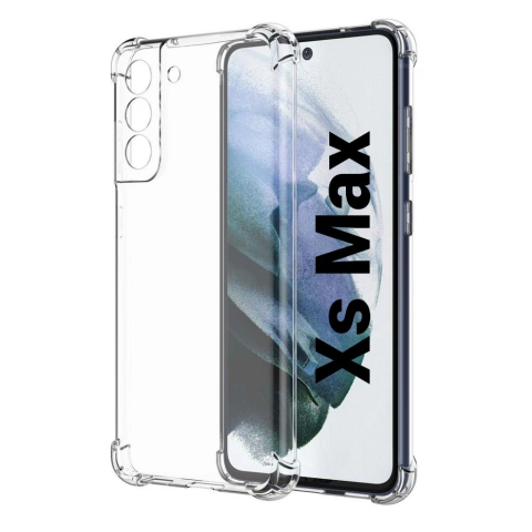 Iphone - Husa de silicon antisoc pentru Iphone xs max transparent floveme