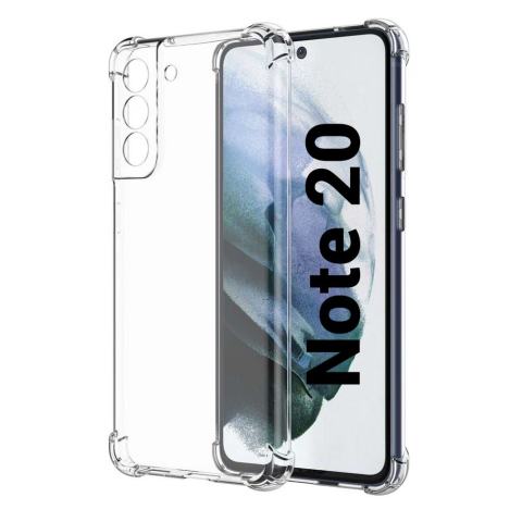 Samsung - Husa de silicon antisoc pentru sansung note 20 n980  transparent floveme
