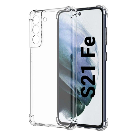 Samsung - Husa de silicon antisoc pentru sansung s21 fe g990  transparent floveme