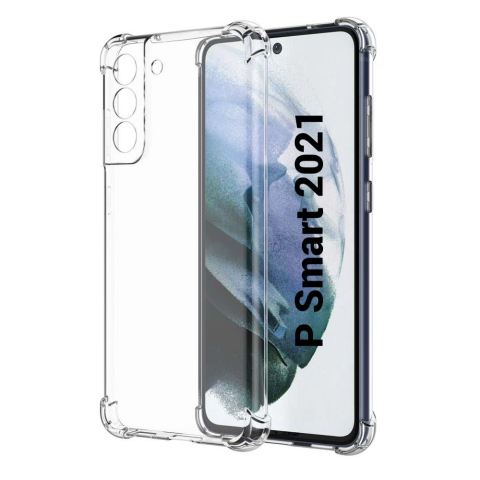 Huawei - Husa de silicon antisoc pentru huawei p smart 2021PPA-LX1 PPA-LX2   transparent floveme