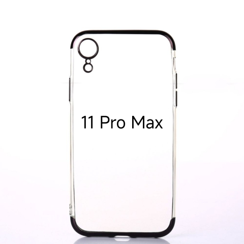 Huse Hybrid Transparent - Husa de Silicon Hybrid pentru Iphone 11 Pro Max Gri