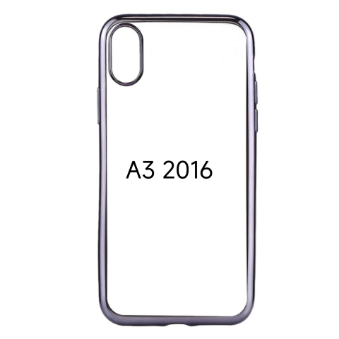 Huse Hybrid Transparent - Husa de Silicon Hybrid pentru samsung A3 2016 a310 gri