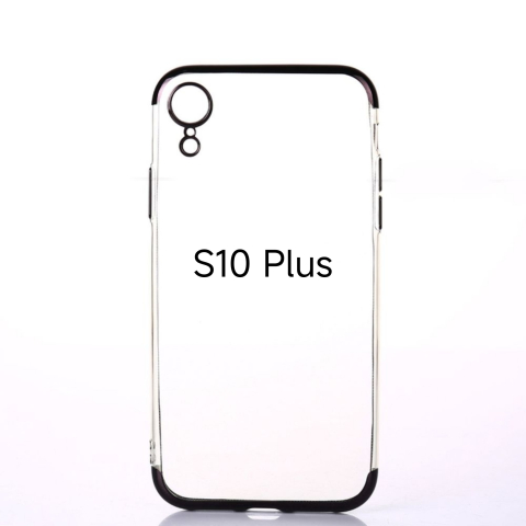 Huse Hybrid Transparent - Husa de Silicon Hybrid pentru samsung s10 plus g975 gri