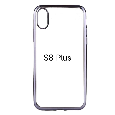 Huse Hybrid Transparent - Husa de Silicon Hybrid pentru samsung s8 plus g955 gri