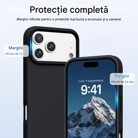 Husa de silicon soft pentru iphone 11 negru [2]