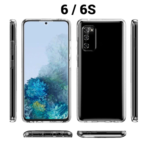 Husa 360 full cover 360 grade pentru iphone 6 6s transparent [6]