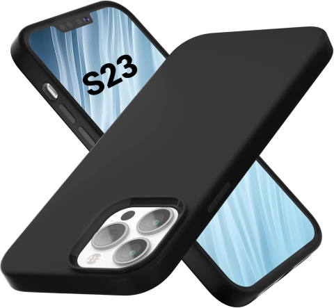 Samsung - Husa de silicon ultra slim pentru samsung s23 s911 negru candy