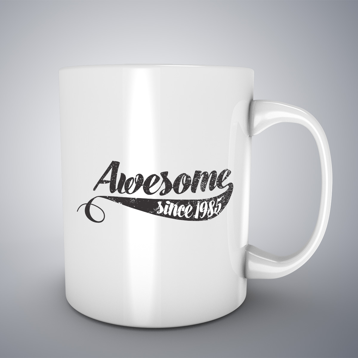 Cana cu mesaj aniversar, Awesome Since [1]