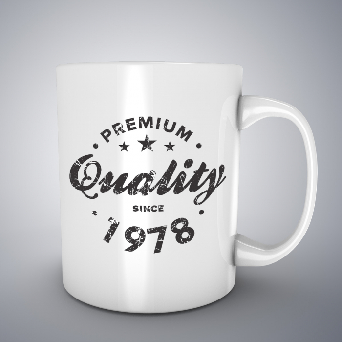 Cana cu mesaj aniversar, Premium Since... [1]
