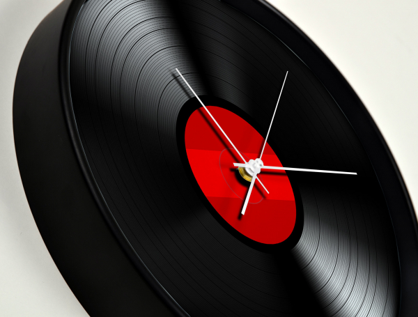 Ceas de perete, pentru living, birou sau showroom, Disc de vinyl [3]