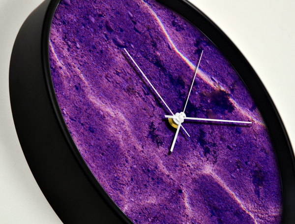 Ceas de perete, pentru living, birou sau showroom, Mare/ocean si nisip ultra violet [2]