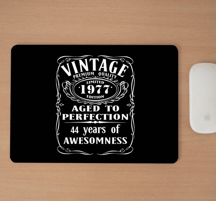 Mousepad cu mesaj aniversar, Aged To Perfection [2]