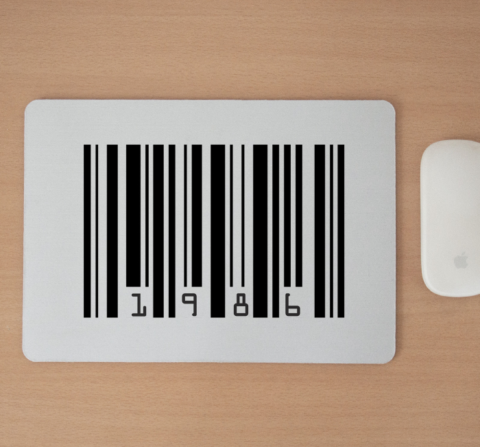 Mousepad cu mesaj aniversar, Codabar [2]