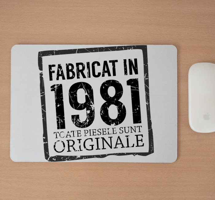 Mousepad cu mesaj aniversar, Fabricat In... [2]
