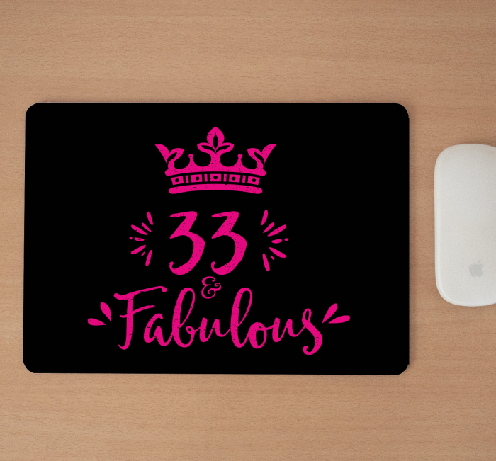 Mousepad cu mesaj aniversar, Fabulous Crown [2]