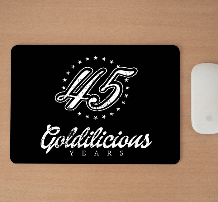 Mousepad cu mesaj aniversar, Goldilicious Years [2]