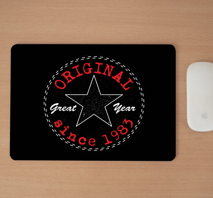 Mousepad cu mesaj aniversar, Great Year, Original Since [2]