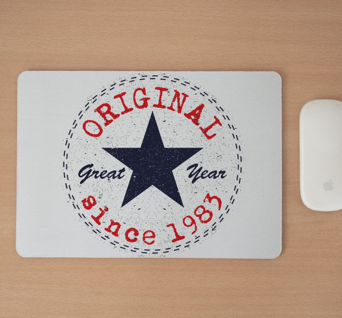 Mousepad cu mesaj aniversar, Great Year, Original Since [2]