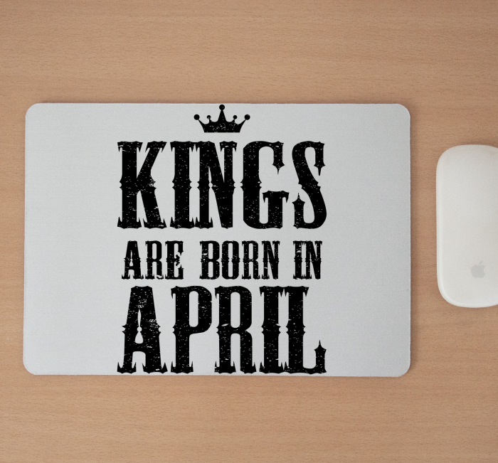 Mousepad cu mesaj aniversar, Kings Are Born In [2]