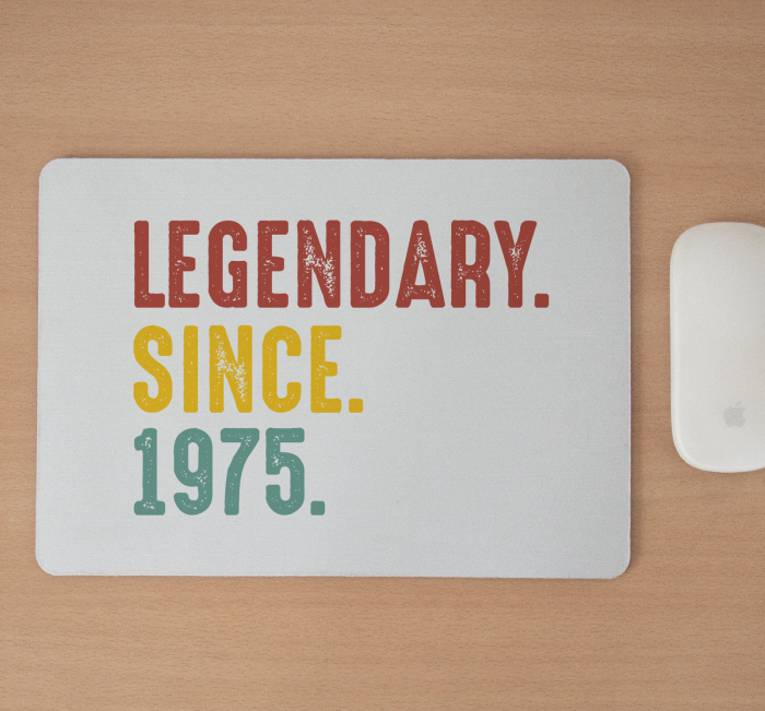 Mousepad cu mesaj aniversar, Legendary Since... [2]