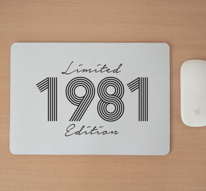 Mousepad cu mesaj aniversar, Limited Edition, Year [2]