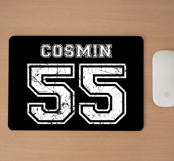 Mousepad cu mesaj aniversar, Numele & Varsta ta [2]