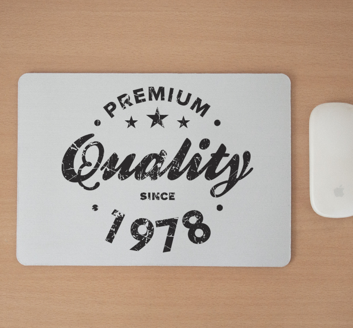 Mousepad cu mesaj aniversar, Premium Since... [2]