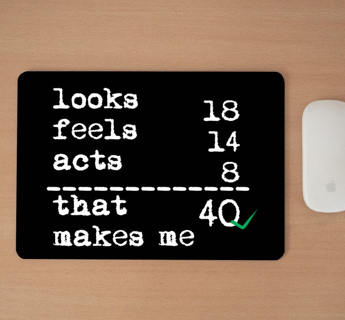 Mousepad cu mesaj aniversar, That Makes Me [2]