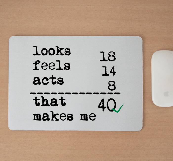 Mousepad cu mesaj aniversar, That Makes Me [2]