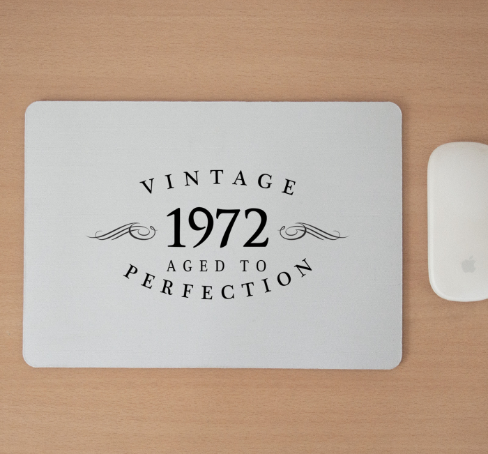 Mousepad cu mesaj aniversar, Vintage Perfection [2]