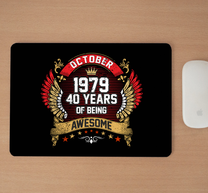 Mousepad cu mesaj aniversar, Years of Being Awesome [2]
