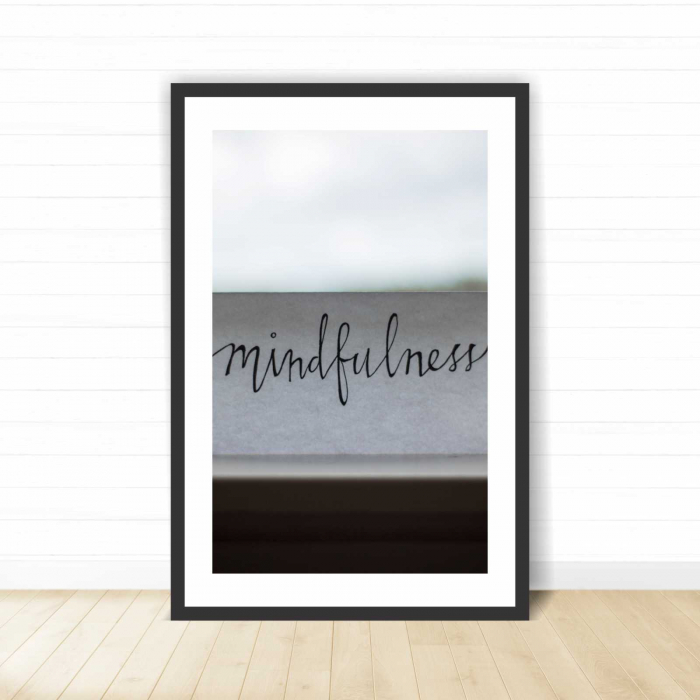 Set 3 tablouri cu ramă, "Mindfulness" [3]