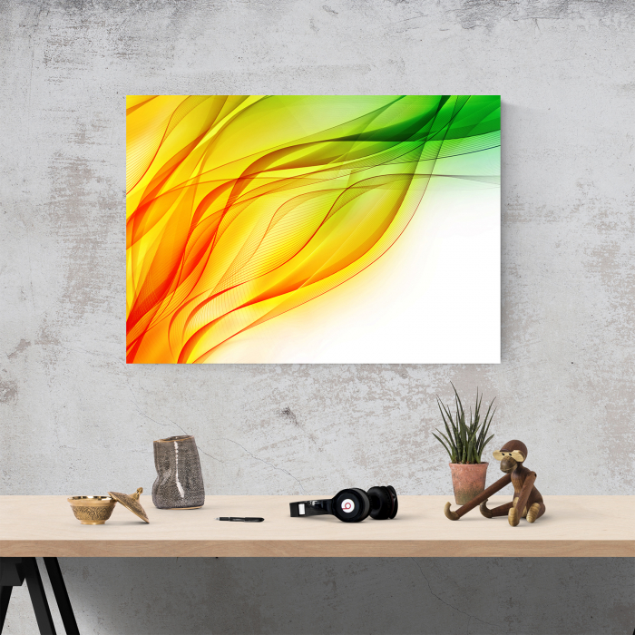 Tablou canvas abstract, Apa amestecata [2]