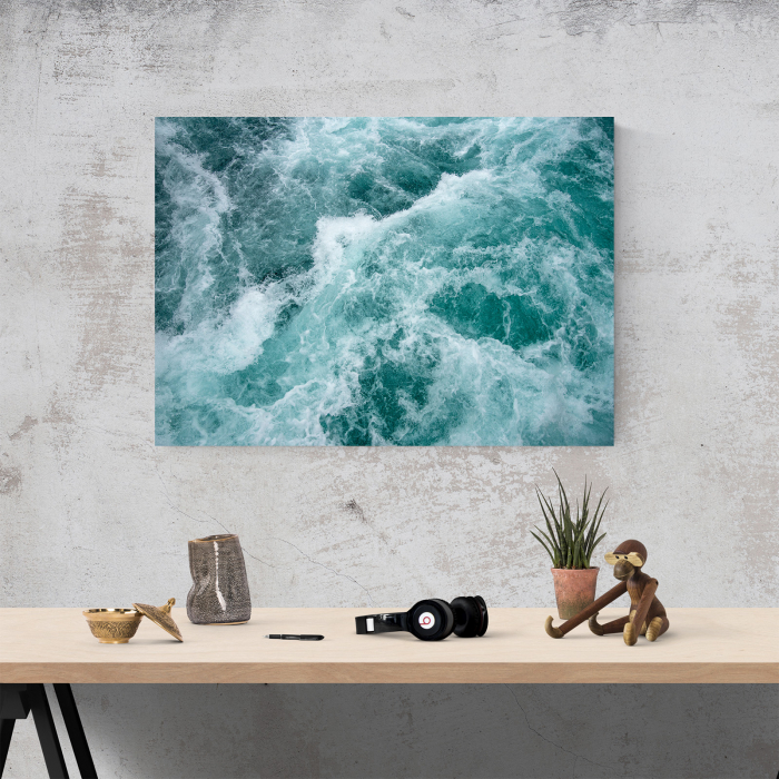 Tablou canvas abstract, Apa involburata [4]