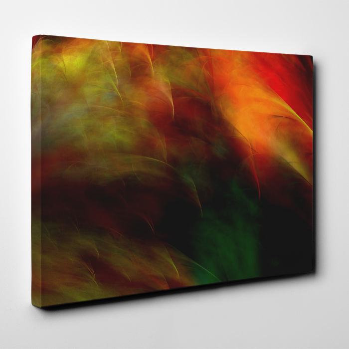 Tablou canvas abstract, Culori in ceata [4]