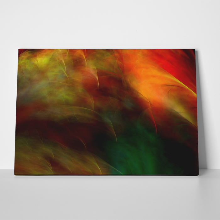 Tablou canvas abstract, Culori in ceata [3]