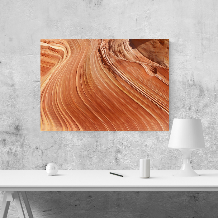 Tablou canvas abstract, Dune rosiatice de nisip [4]